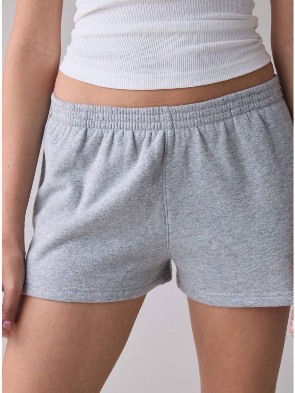 NWOT Urban Outfitters Out From Under Beach Bum Micro Sweat Shorts Grey XXS